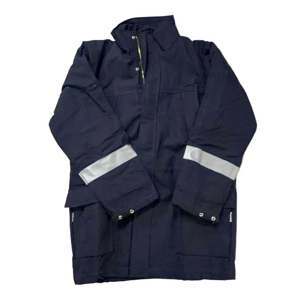 Magid Flame Resistant Jacket PK122DHNLR Work Jacket Navy Blue Large-Tall HRC 2